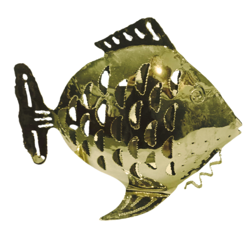 BrassFish Brass plated fish